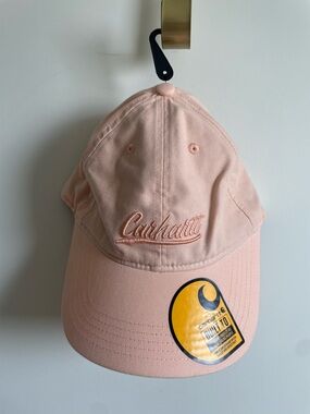 Carhartt Light Peach Script Logo Cap